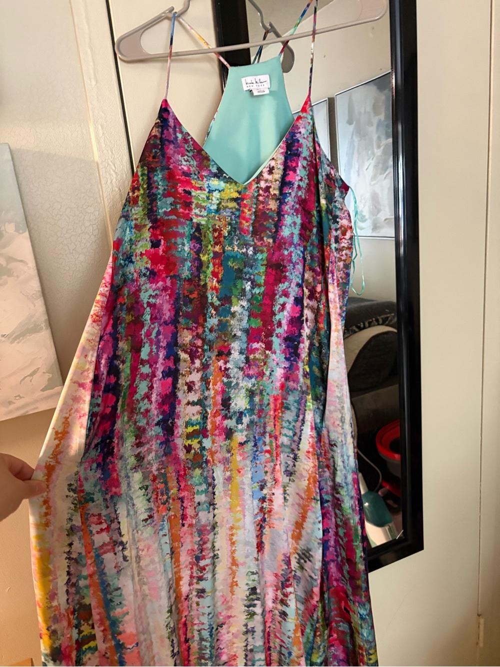 Nicole Miller Tropical Multi-Color maxi dress
